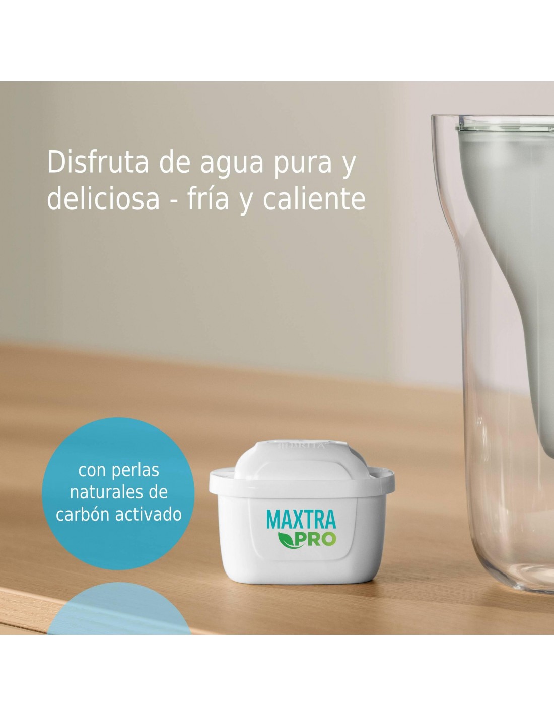 Cartucho de jarra de filtro de agua universal HydroMax para todos los Brita  Maxtra/Maxtra +