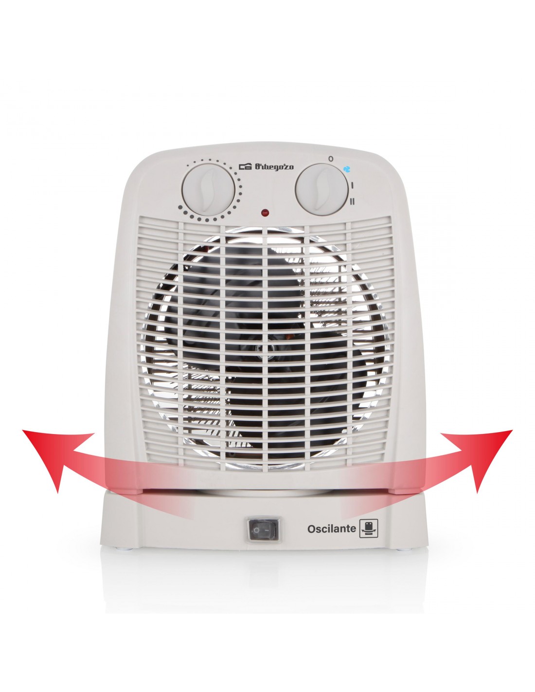 Orbegozo FH 5115 Calentador de ventilador Interior Blanco 2000 W -  Calefactor (Calentador de ventilador, CE, Interior, Piso, Mesa, Blanco,  Giratorio) : : Hogar y cocina